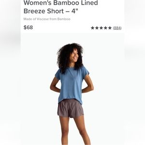 FREE Fly Women's Bamboo Lined Breeze Short 4"  Grey/ Lavender